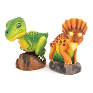 Figura de dinosaurio para pintar - tyranosaurus rex