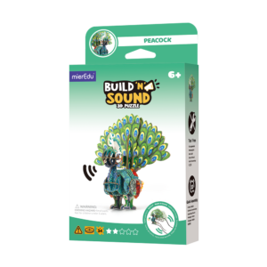 Puzzle 3D con Sonido Pavo Real