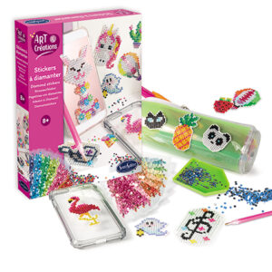 Crea pegatinas con diamantes