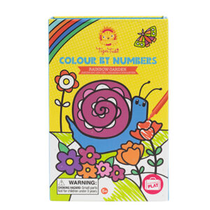 Kit para colorear por números Rainbow garden