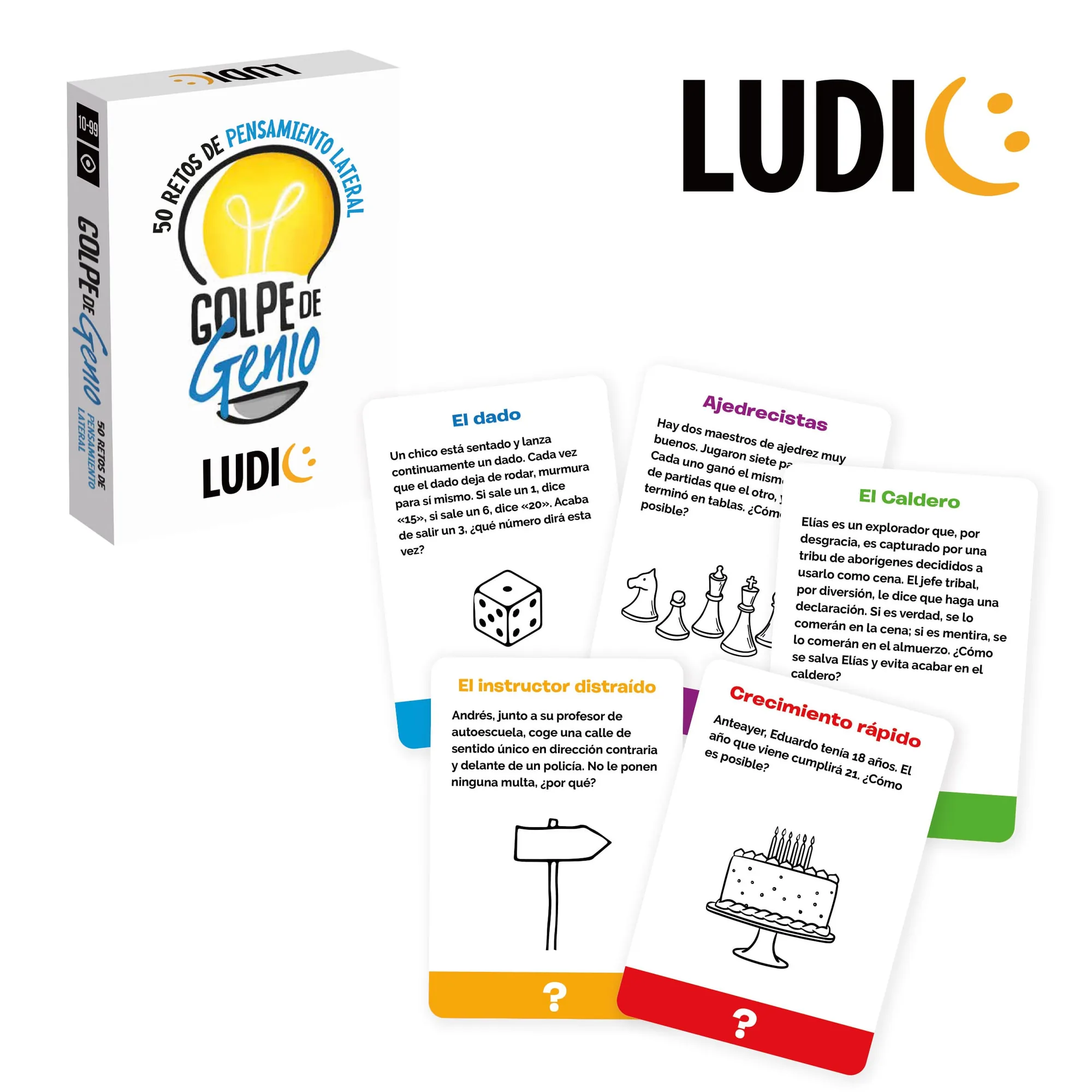 Golpe de Genio Ludic Cartas con desafíos - Imagen 3